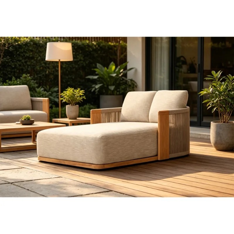 Outdoor Daybed Furniture - سرير استرخاء خارجي من خشب الساج
