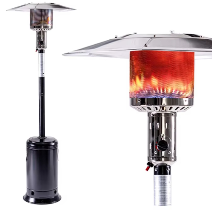 Patio Heater Standing - مدفأة فناء حديثة قائمة بذاتها تعمل