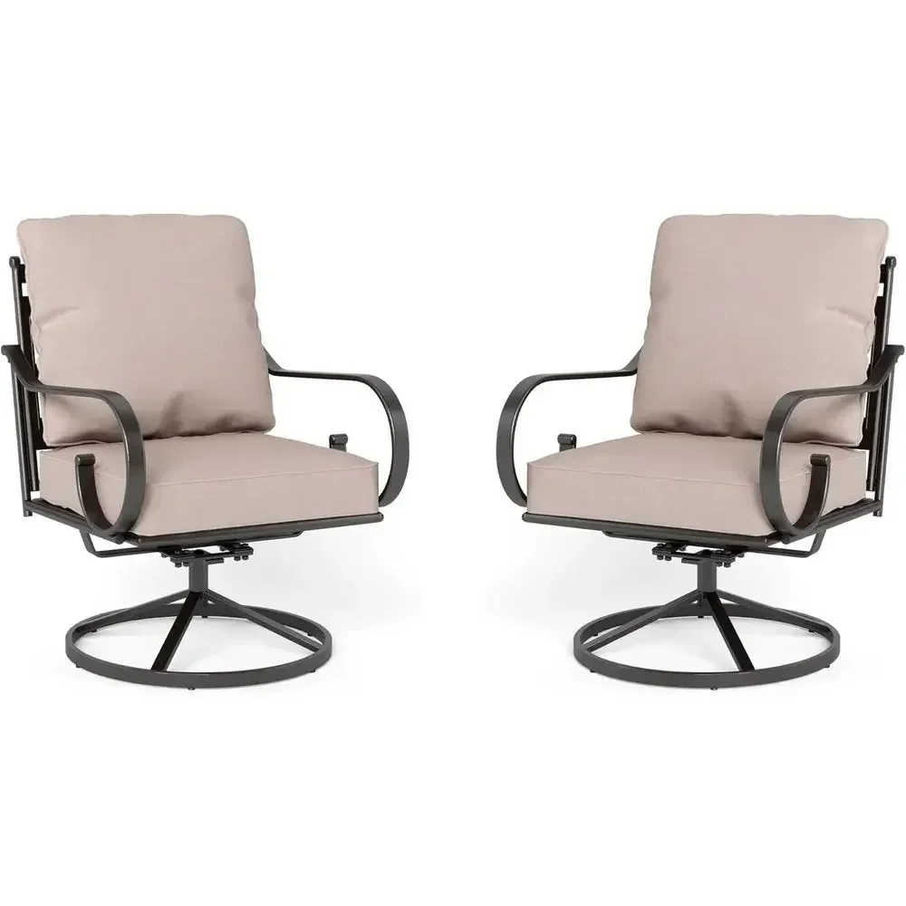 Outdoor Furniture Metal Chairs - مجموعة أثاث خارجي معدنية كبيرة ذات