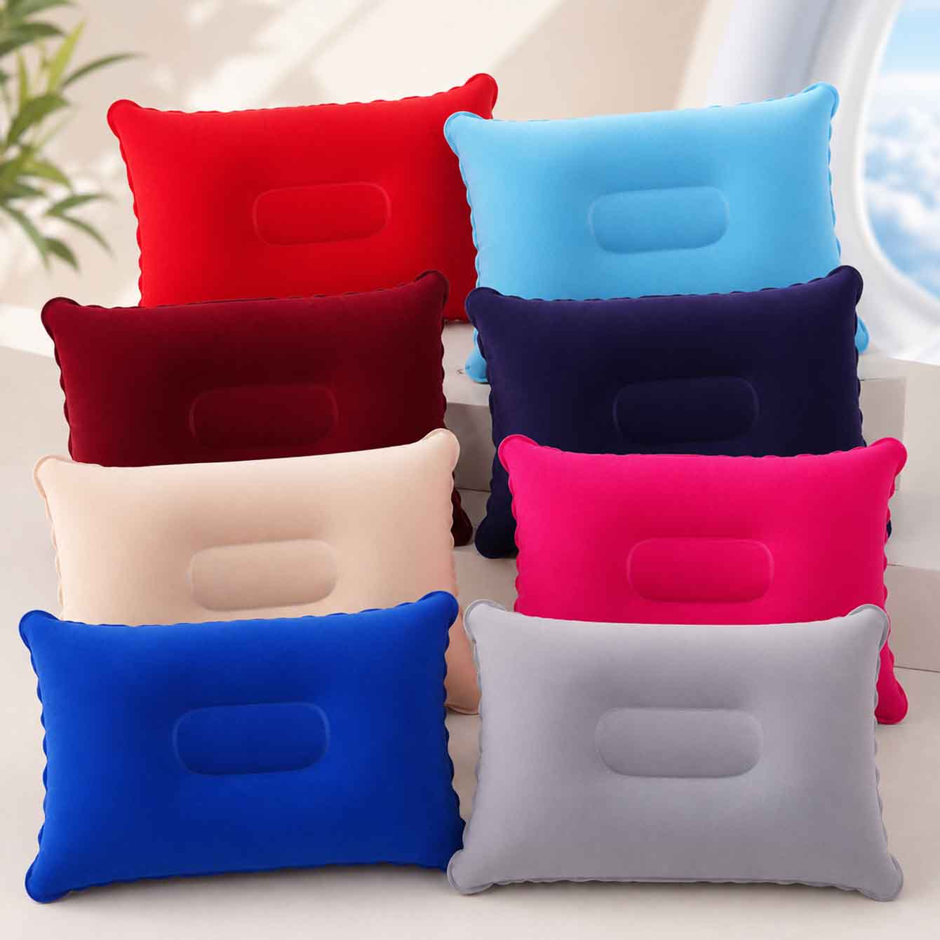 Outdoor Furniture Pillows - عبوة من قطعتين وسادة هوائية خفيفة