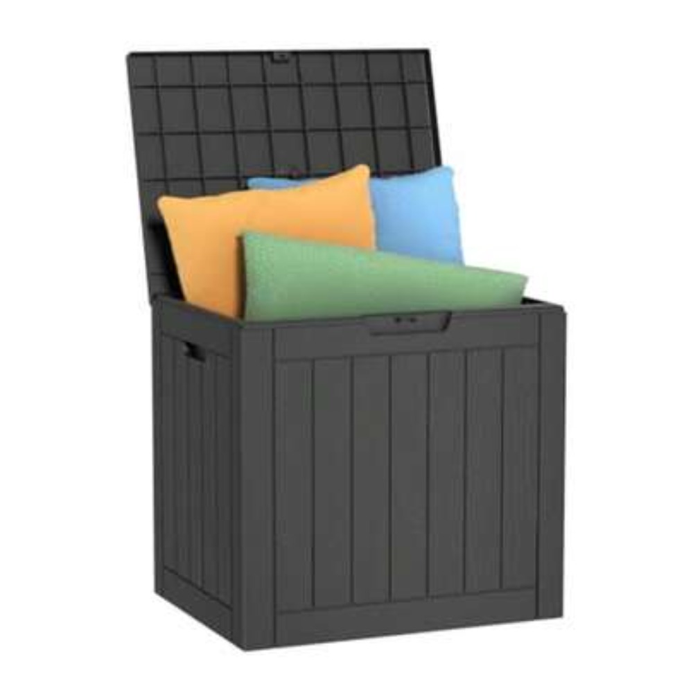 Outdoor Furniture Resin - صندوق تخزين خارجي سعة 30 جالون