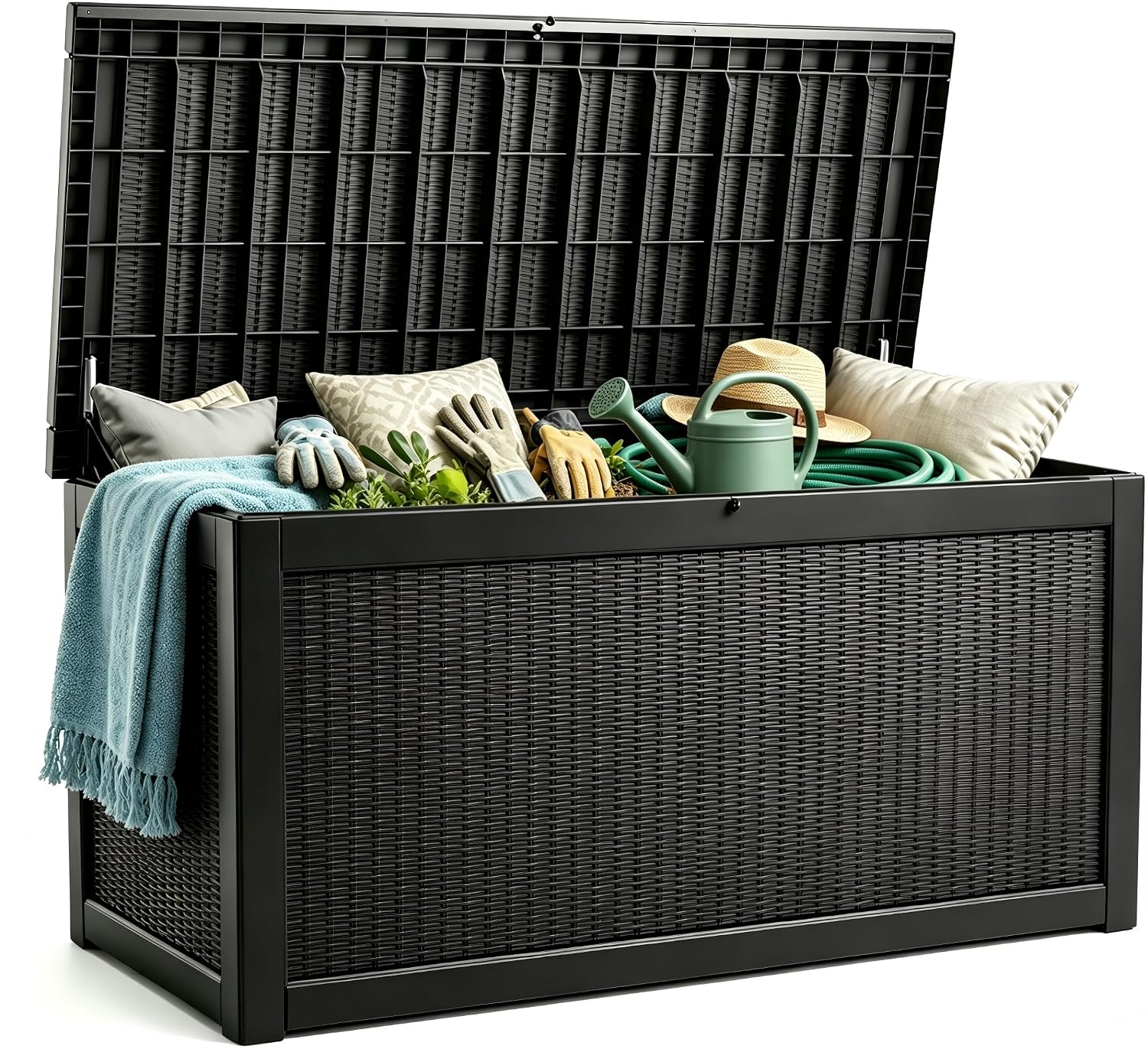 Outdoor Furniture Resin - صندوق تخزين كبير للخارج مصنوع من