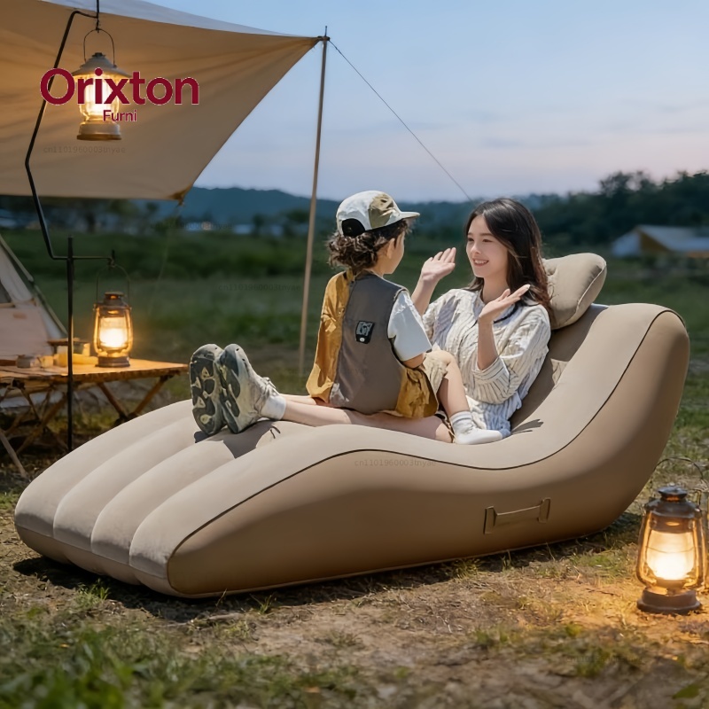 Outdoor Furniture Pillows - كرسي استرخاء محمول ذاتي النفخ للاستخدام