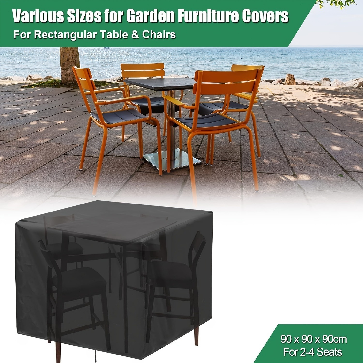 Outdoor Furniture Plans - غطاء متين للأثاث الخارجي 210D -