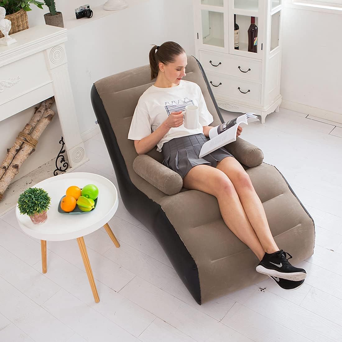 Outdoor Furniture Nearby - أريكة كسولة قابلة للطي، كرسي صالة
