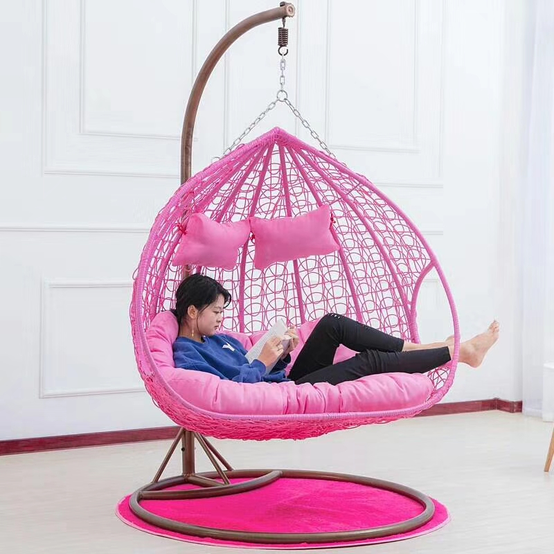 Outdoor Furniture Bali - كرسي بيضاوي معلق من الخوص للفناء
