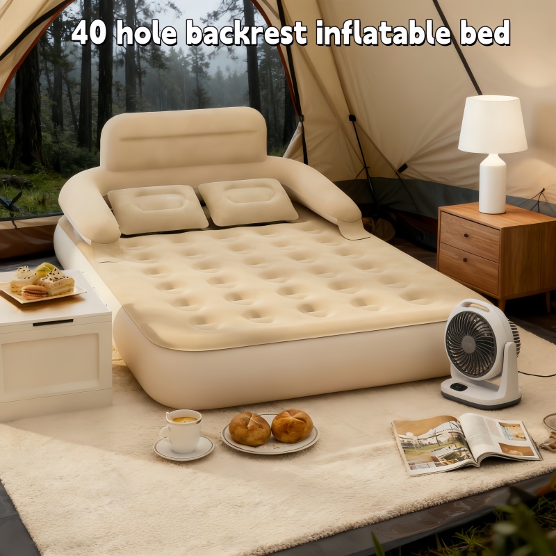 سرير هوائي محمول للتخييم في ال - مراجعة Outdoor Furniture Pillows وسعره