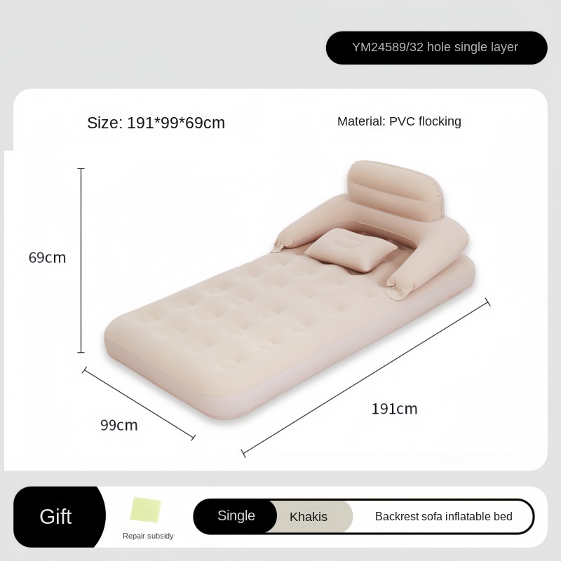 سرير هوائي محمول للتخييم في ال - مراجعة Outdoor Furniture Pillows وسعره