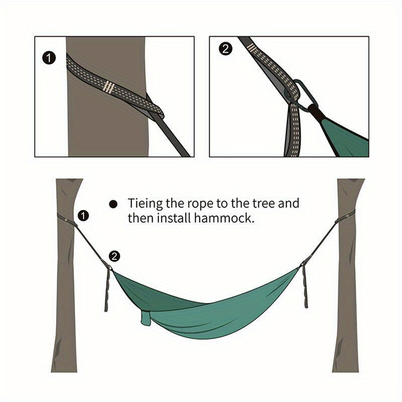 مشبك تسلق شديد التحمل من قطعتي - مراجعة Hammock With Stand وسعره