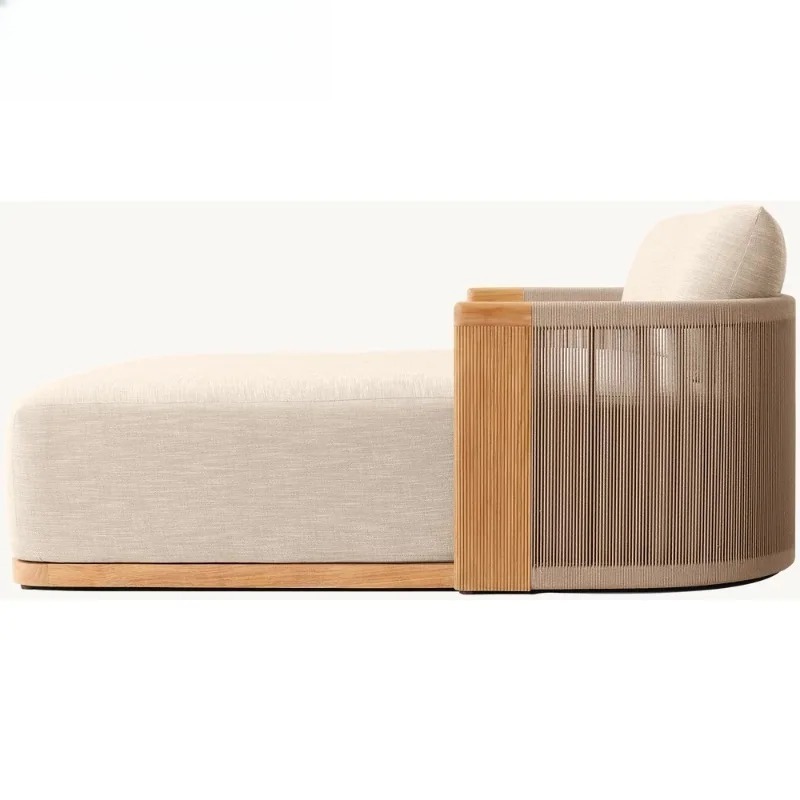 سرير استرخاء خارجي من خشب السا - مراجعة Outdoor Daybed Furniture وسعره