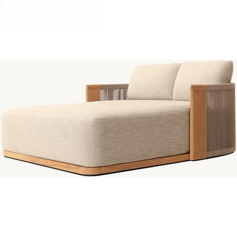 سرير استرخاء خارجي من خشب السا - مراجعة Outdoor Daybed Furniture وسعره