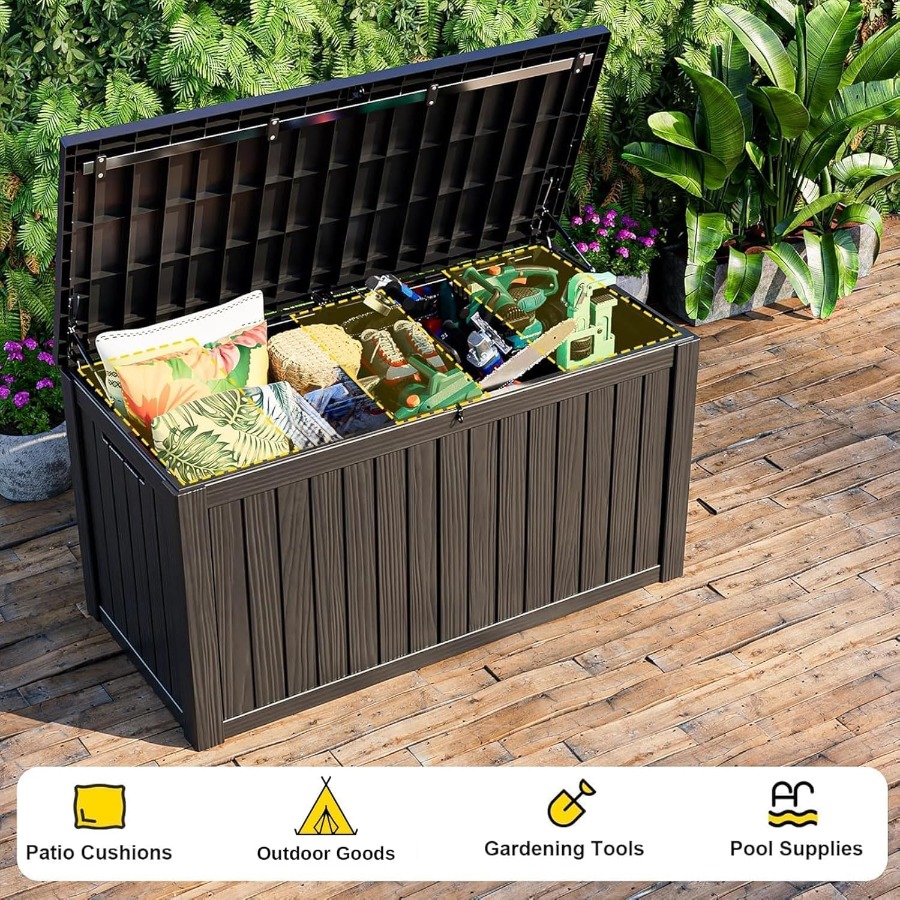 صندوق تخزين خارجي لأثاث الفناء - مراجعة Outdoor Furniture Resin وسعره