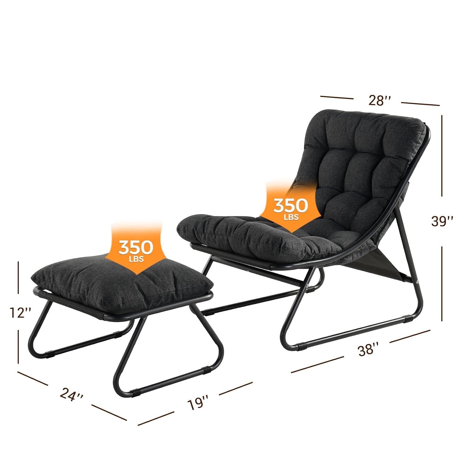 كرسي استرخاء خارجي مع مسند للق - مراجعة Outdoor Furniture Metal Chairs وسعره