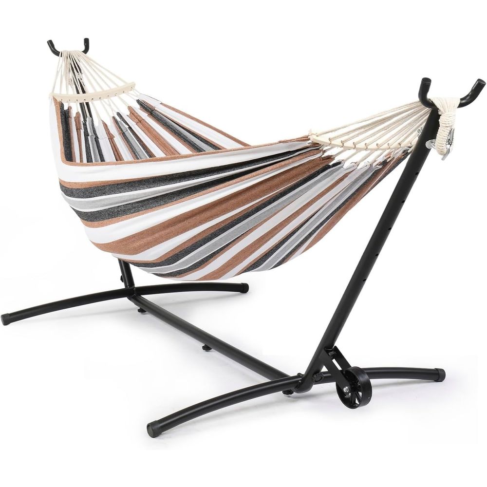 أرجوحة متينة تتحمل 550 رطل مع  - مراجعة Hammock With Stand وسعره