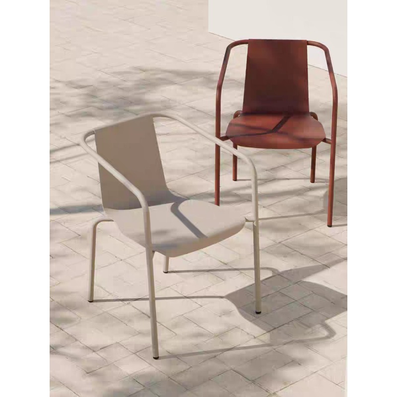 طقم أثاث خارجي اسكندنافي مع طا - مراجعة Outdoor Furniture Metal Chairs وسعره