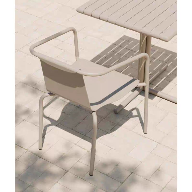 طقم أثاث خارجي اسكندنافي مع طا - مراجعة Outdoor Furniture Metal Chairs وسعره