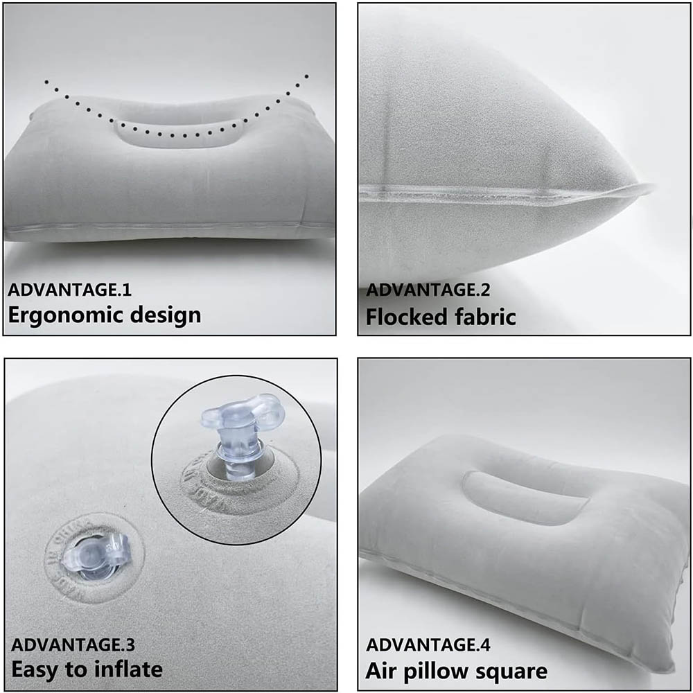 وسادة سفر قابلة للنفخ وسادة هو - مراجعة Outdoor Furniture Pillows وسعره
