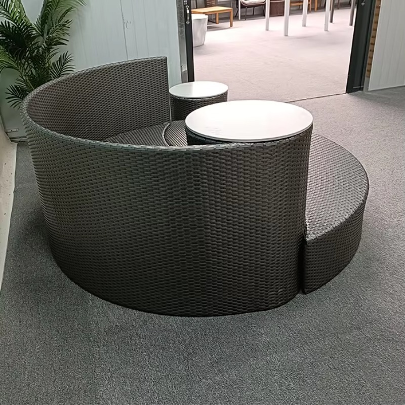 جملة المصنع: أسرة استلقاء مرتف - مراجعة Outdoor Daybed Furniture وسعره