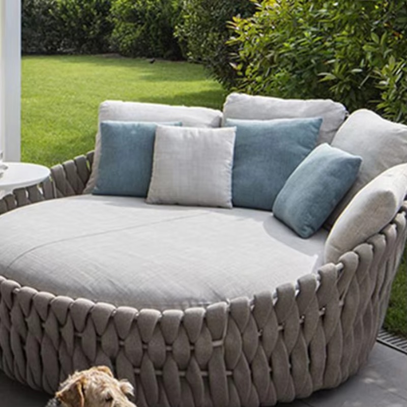 جملة المصنع: أسرة استلقاء مرتف - مراجعة Outdoor Daybed Furniture وسعره