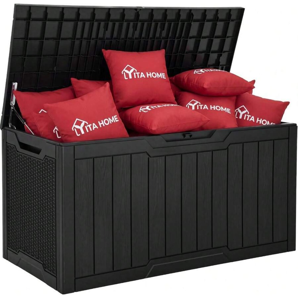 صندوق تخزين خارجي كبير بسعة 10 - مراجعة Outdoor Furniture Resin وسعره