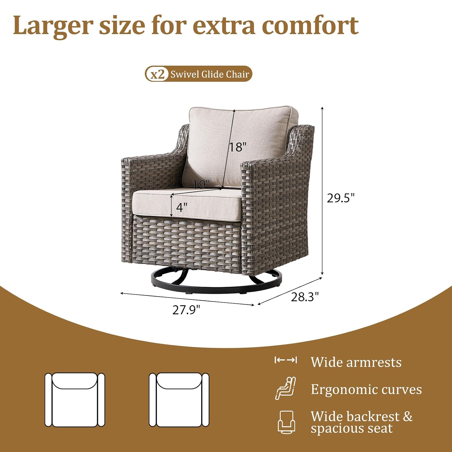 مجموعة كراسي أثاث فاخرة للشرفة - مراجعة Outdoor Furniture Metal Chairs وسعره