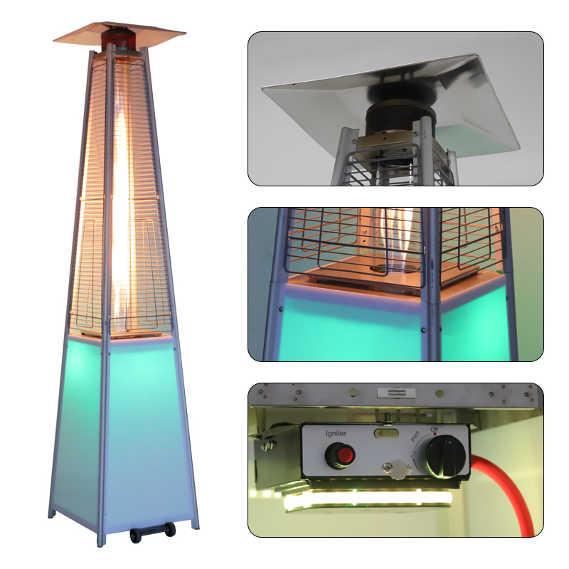 مدفأة غاز خارجية على شكل أنبوب - مراجعة Patio Heater Standing وسعره