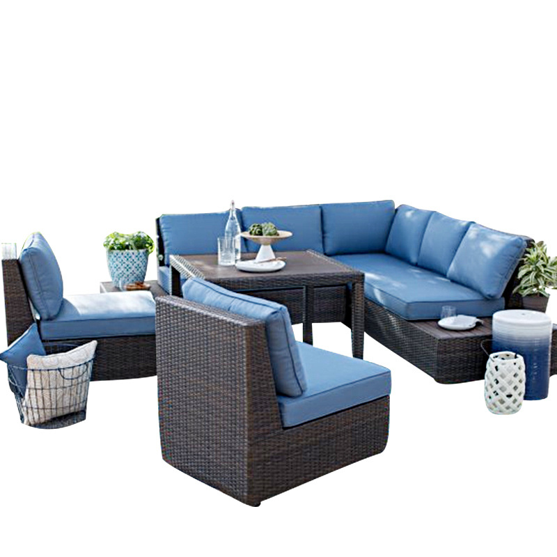 أريكة خارجية من الراتان للفناء - مراجعة Outdoor Furniture Metal Chairs وسعره