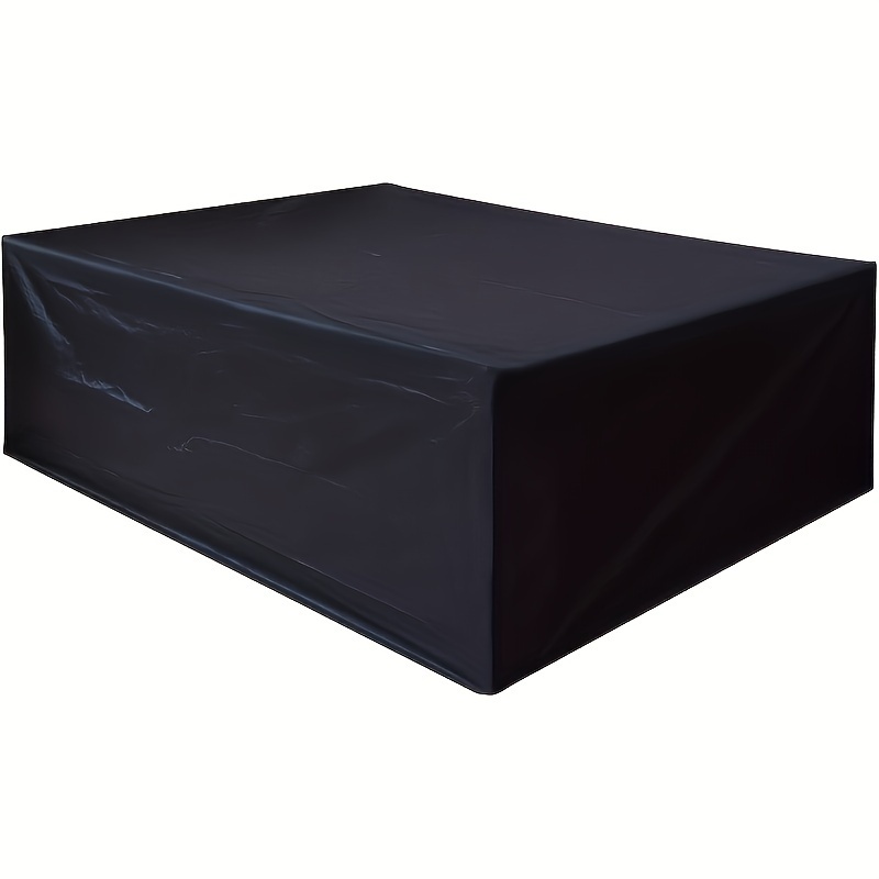 غطاء أثاث خارجي أسود، غطاء قما - مراجعة Outdoor Furniture Table And Chairs وسعره