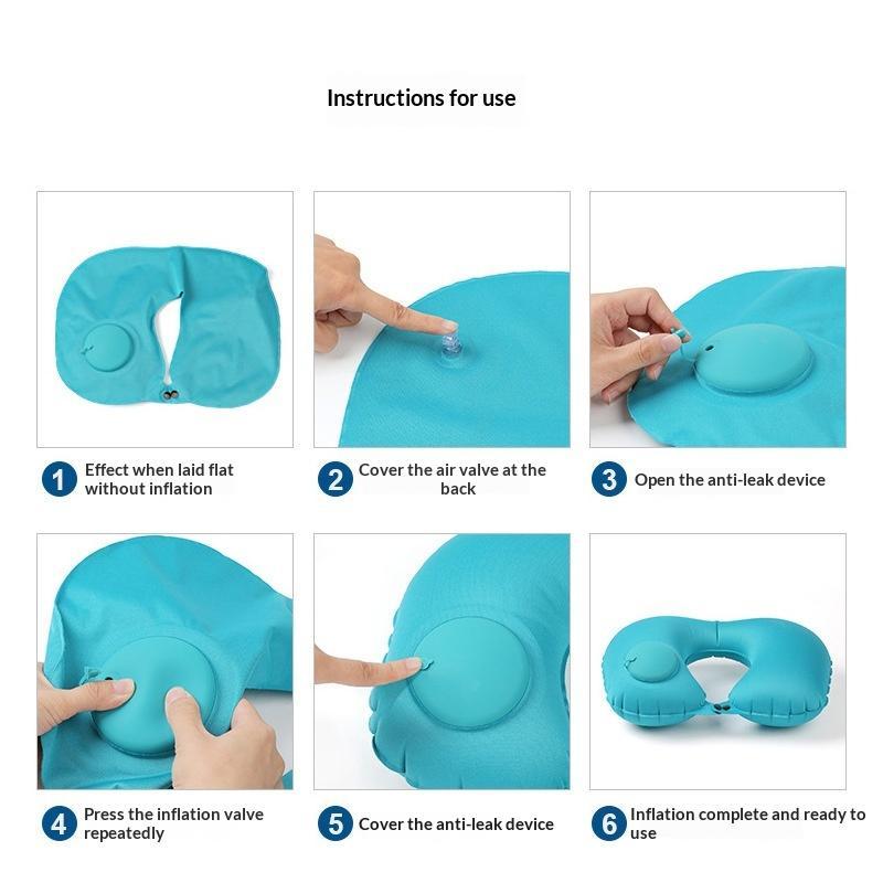 وسادة رقبة قابلة للنفخ محمولة  - مراجعة Outdoor Furniture Pillows وسعره